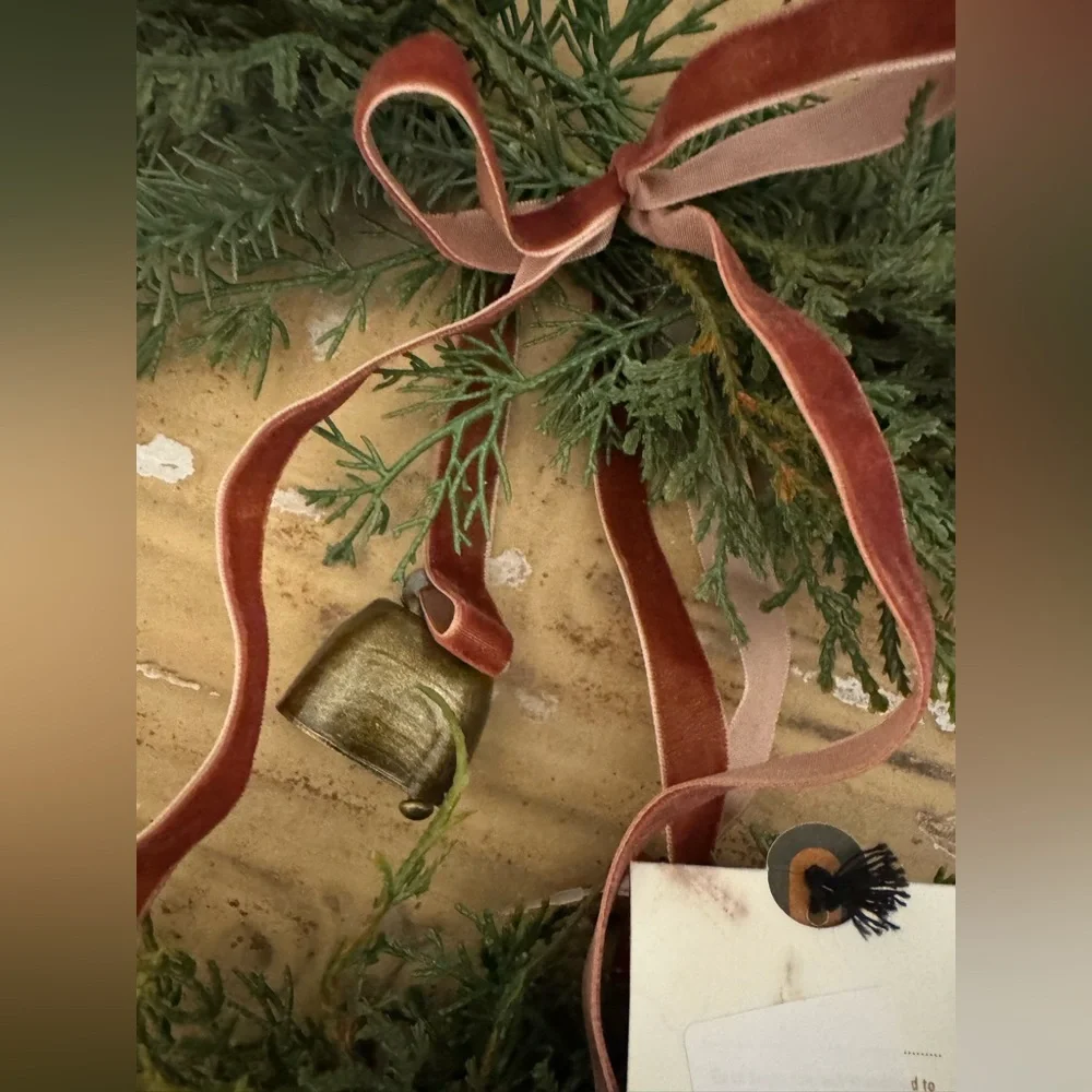 Hearth & Hand Festive Swags with Red and Green Accents